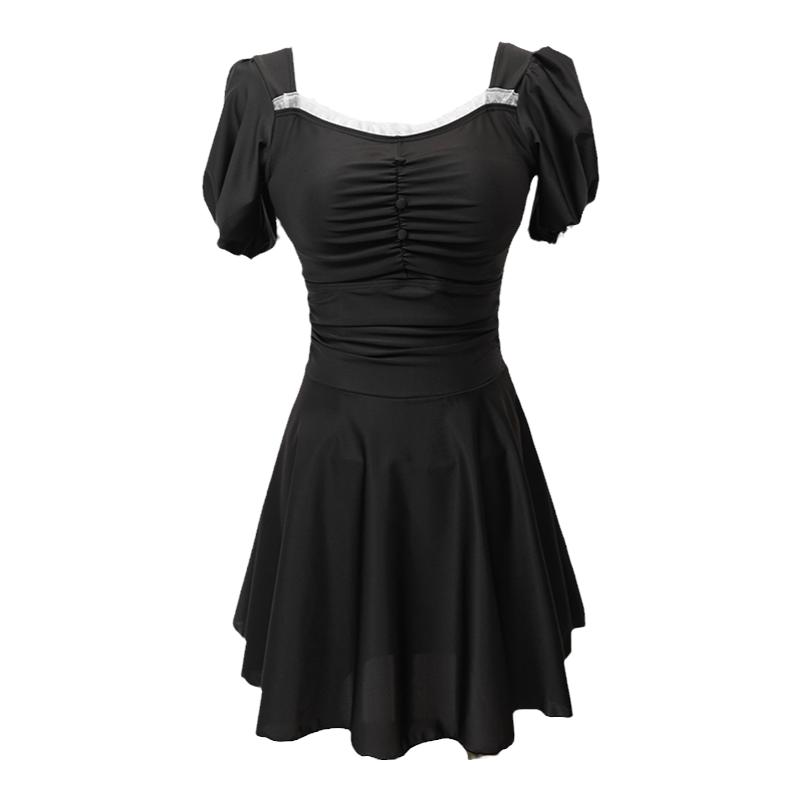 【仙灵女屋】高级感遮肚肉显瘦微胖2025新款保守泡温泉连体泳衣女