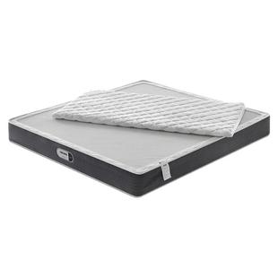 晚安床垫加硬天然椰棕床垫席梦思可拆洗护脊偏硬弹簧硬床垫1.8m