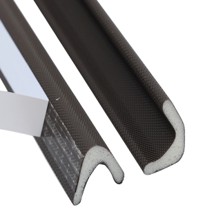 自粘型门窗密封条隔音木门缝贴塑钢防风保暖防盗门框防撞L型胶条