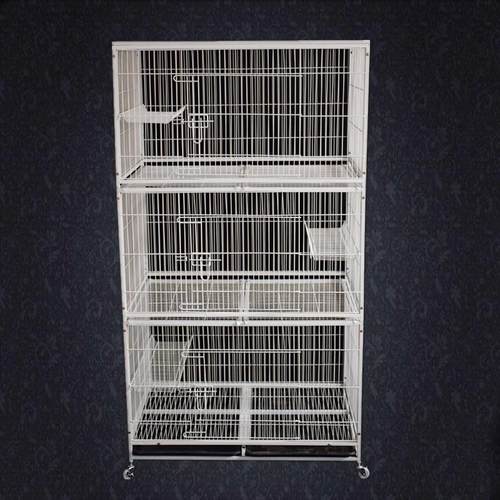 包邮宠物加密繁殖超大号三层猫笼子小型犬狗笼子猫别墅猫窝狗窝