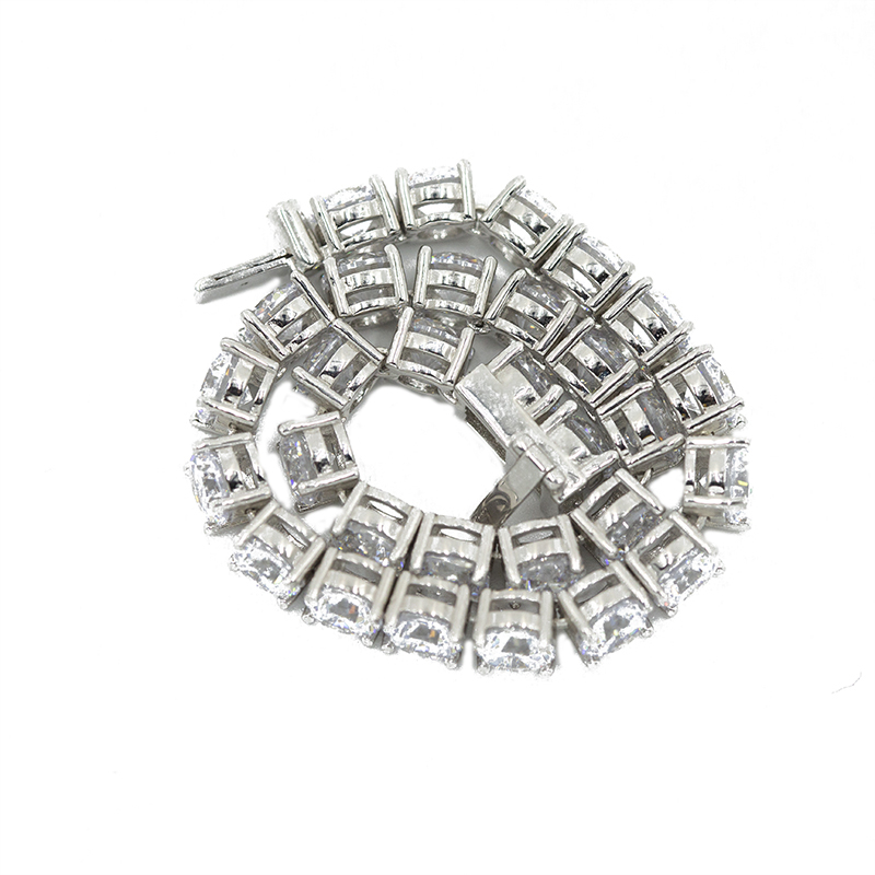 WBJ定制珠宝 6mm网球手链 纯银手链 镶嵌手链 tennis bracelet