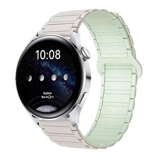 适用华为gt5/4手表带watch5女款gt/gt6三星华米腕带watch4pro夏天gt3高级女士小米智能gt2运动磁吸硅胶替换带