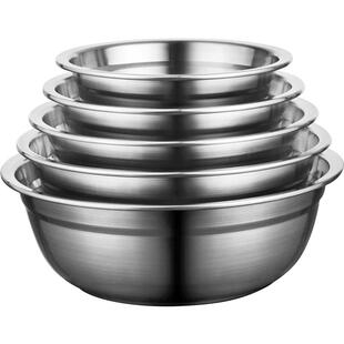 304不锈钢盆316食品级加厚汤盆和面盆子家用厨房打蛋洗菜铁盆小盆