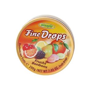 临期德国进口糖果woogie牌综合水果味什锦樱桃薄荷柠檬味零食硬糖