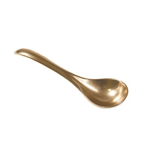 纯黄铜勺子铜刮痧板纯铜脸部拨筋板家用全身通用经络疏通刮痧勺子