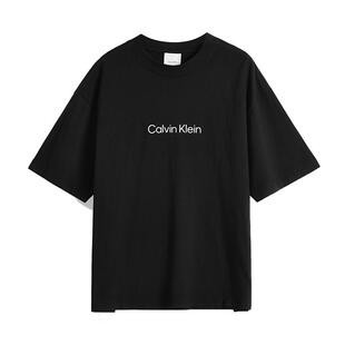 【自营】Calvin Klein/凯文克莱男士短袖T恤圆领印花休闲简约上衣