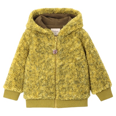 允儿妈羊羔绒连帽毛毛加绒外套