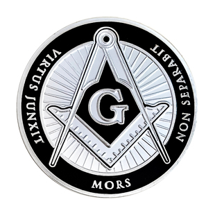 共济会联合标志上帝之眼玩具纪念章徽章创意魔术道具时尚家居装饰