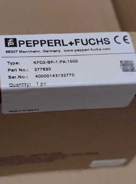 议价KFD2-BR-1.PA.1500德国倍加福隔离安全栅 货号277830现货量大