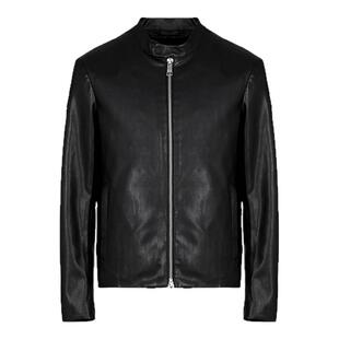 【甄品精选】AX阿玛尼 男士修身仿皮机车夹克外套 8NZB08 ZNAAZ