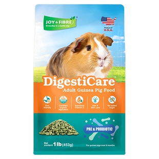 【香港直邮】Joy & Fibre有机提摩西草高纤护肠益生菌豚鼠粮