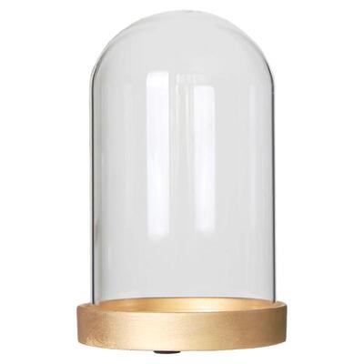 kaheku轻奢陶瓷底玻璃罩桌面摆件