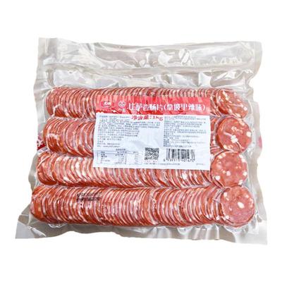 大成比萨香肠片（拿坡里辣味）*1kg装披萨香肠切片半成品原料烘培