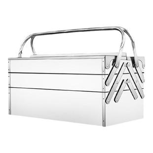 不锈钢工具箱多层折叠多功能家用工具收纳箱铁皮箱大号加厚收纳盒