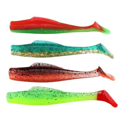 路亚软饵TPR浮水T尾软虫6.5cm