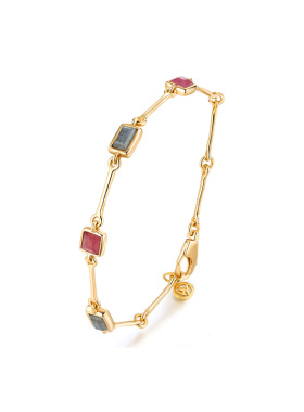 森吾《流动盛宴》彩色天然石手链