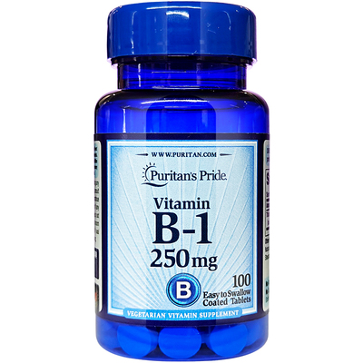 美国进口维生素B1250mg100粒