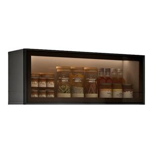 铝合金吊柜墙壁柜厨房顶柜家用挂柜置物玻璃收纳柜油盐调料储物柜