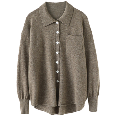 启超高端100%纯山羊绒衫