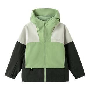巴拉巴拉童装儿童外套男童春装中大童上衣防风防泼水透湿撞色时尚