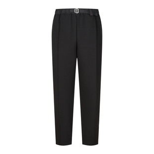 速写奥莱outlets男装春夏折扣新款休闲裤毛边针织锥形时尚裤子潮