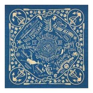 THECOLOR BANDANA美式复古方巾街舞男士领巾纯棉机车头巾橘色围巾