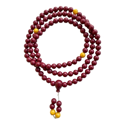 天然高含量97紫金朱砂本命年饰品