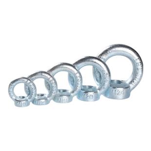 吊环螺母DIN582吊母铁镀锌环形螺帽316吊耳圆环吊环德标吊环螺帽