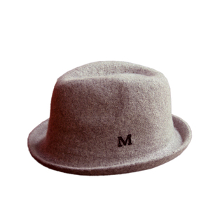 帽子女秋冬小礼帽韩版羊绒m帽英伦复古时尚羊毛呢帽男爵士帽卷边