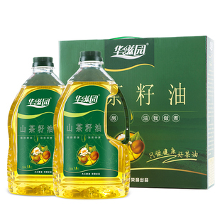 华滋园 茶油山茶油7.2L茶籽油食用野生茶树籽油压榨植物油礼盒装