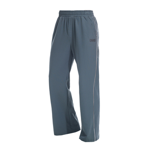 OMG运动 华夫格凉感吸湿速干运动长裤男宽松垂感高弹微喇健身训练