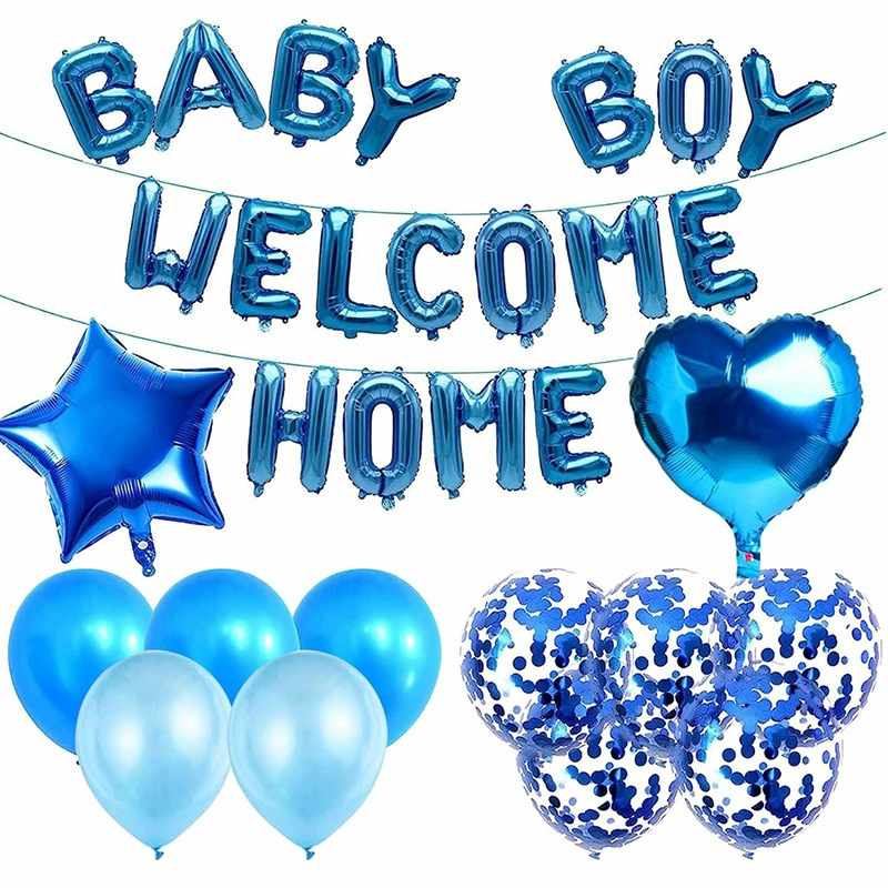 回家气球套装生日主题派对套餐home布置场景气球装饰welcome
