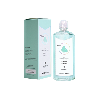 美目希隐形眼镜护理液360ml近视美瞳冲洗清洁液官网旗舰店正品