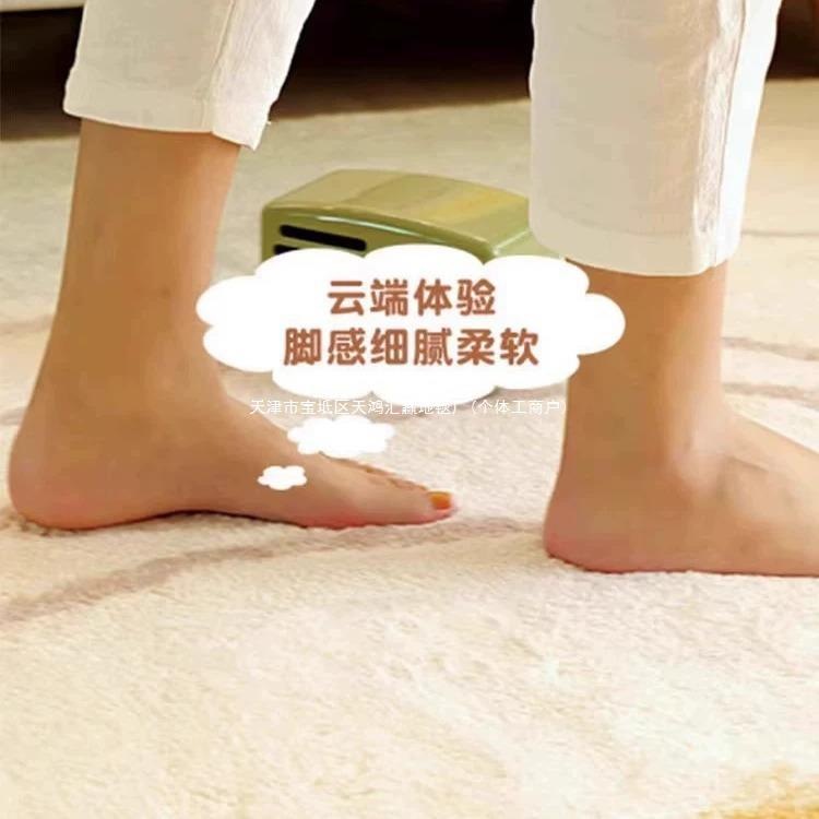 多巴胺卧室床边地毯房间冬天玩耍客厅爬行垫儿童阅读仿羊绒区地垫