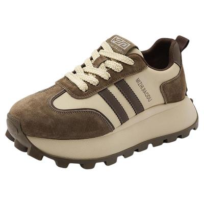 休闲厚底圆头运动休闲鞋德训鞋