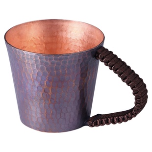 200毫升咖啡杯高档精致茶杯铜杯子紫铜水杯个人专用马克杯复古