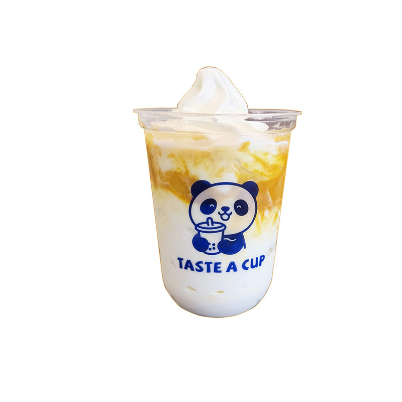 u型奶茶杯一次性冰淇淋杯圣代杯
