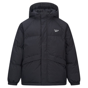 Reebok锐步官方26新款男女同款经典带帽运动休闲百搭羽绒夹克外套