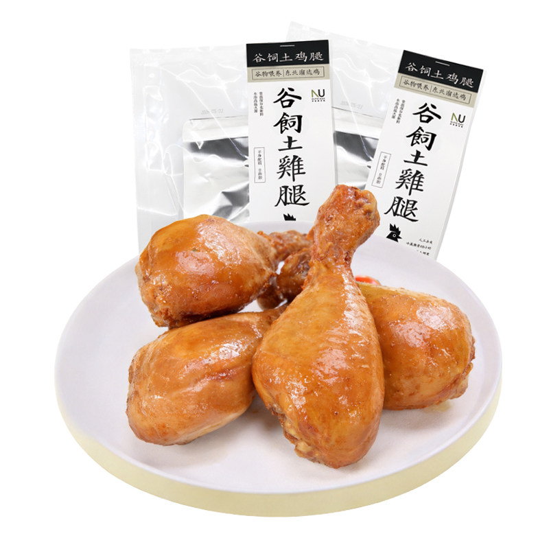 去皮鸡腿开袋即食高蛋白藤椒味