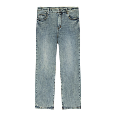 nicerice水洗直筒牛仔裤