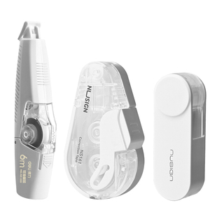 得力修正带小学生专用三阶段修正带套装可换替芯女生高颜值改错带多功能黑科技修正带高颜值ins风改正带