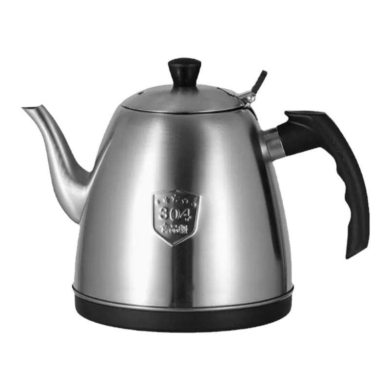适用于沁园美的海尔茶吧机不锈钢烧水壶养生配件1.2升304半自动