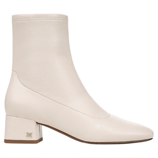 虞书欣同款SAM EDELMAN山姆爱德曼方头粗跟通勤瘦瘦短靴女PERRIE