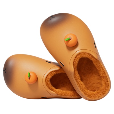 卡皮巴拉加绒勃肯鞋女冬季室内