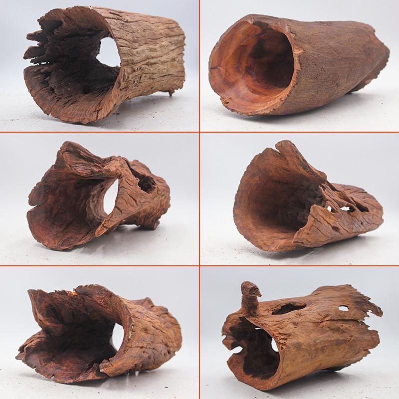 南美缸沉木紫柚木树桩树洞精品大号天然乌龟晒台爬宠造景躲避洞屋