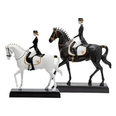 英伦风简约马术马球骑马客厅书房