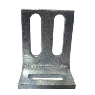 80加大加厚L型90度镀锌直角角码立柱三角铁焊接连接件150/100/120