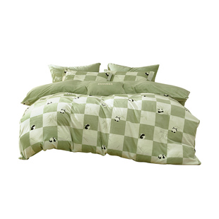 百丽丝家纺四件套加厚牛奶绒保暖加绒被套秋冬新品床上四件套