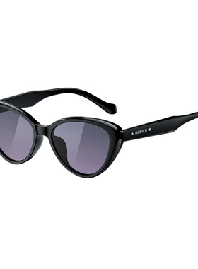 海俪恩26新款复古猫眼墨镜高清男女尼龙太阳镜防紫外线礼物N8605