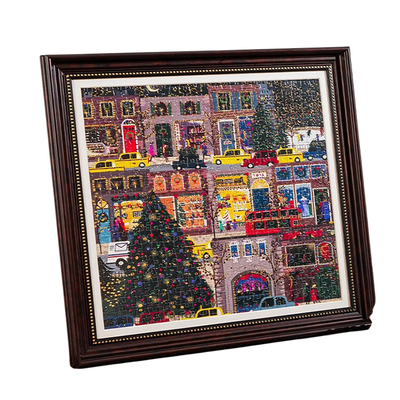 galison冬灯圣诞节日拼图相框